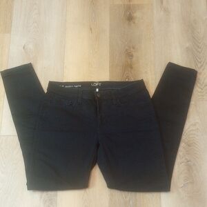 LOFT ANN TAYLOR Black Skinny Jeans Sleek and Stylish Ss 28/6
